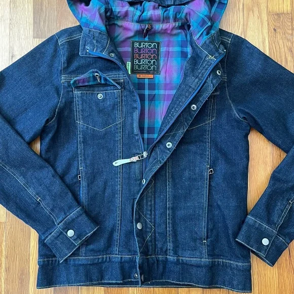 Burton Dryride Denim Jacket with Hood - Picture 2 of 11